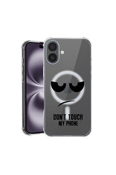 bestcase Husa pentru Apple iPhone 16, MagSafe Anti Shock, Don‚Äôt Touch My Ph...