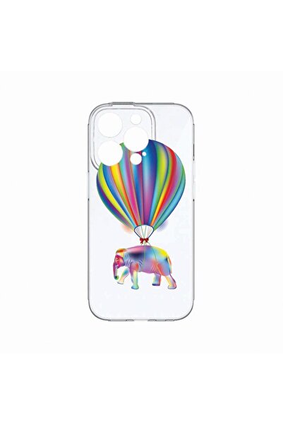 bestcase Θήκη, Συμβατή με Apple iPhone 14 Pro, Ελέφαντας Ουράνιο Τόξο, Ανθεκτ...