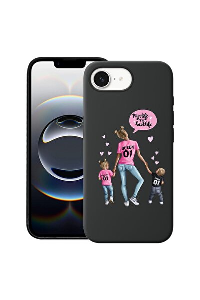 bestcase Θήκη για Apple iPhone 16e, Premium Λεπτή Σιλικόνη 1.2MM, Mom Life Bo...