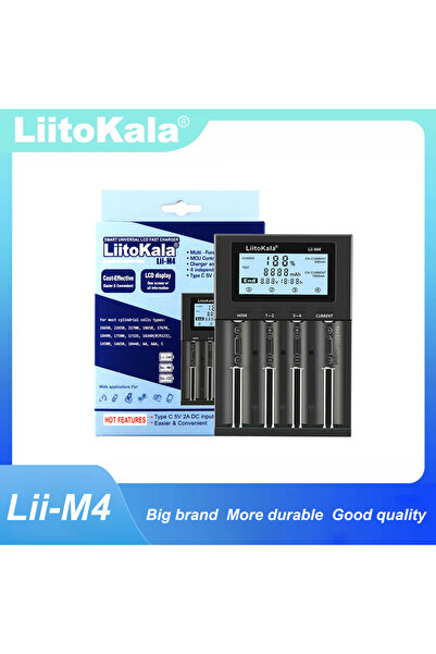 Choice1 liitokala Lii-M4 LiitoKala Lii-M4 5V EU AU UK US Plug Battery Charger...