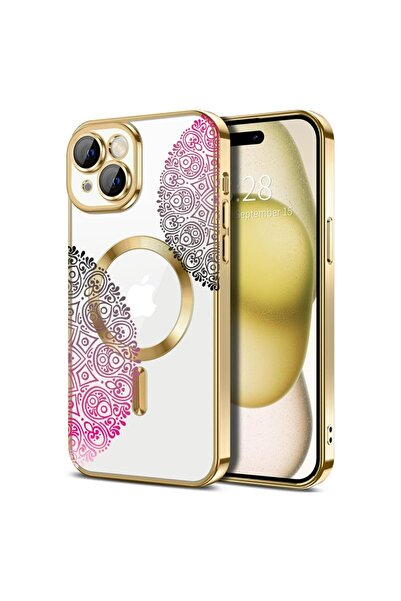 bestcase Πολυτελής Θήκη MagSafe, Συμβατή με Apple iPhone 14, Αφηρημένο Δαντελ...