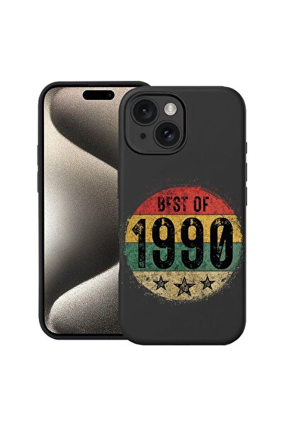 bestcase Husa Premium Silicon pentru Apple iPhone 15 Plus, Best Of 1990, 1690...