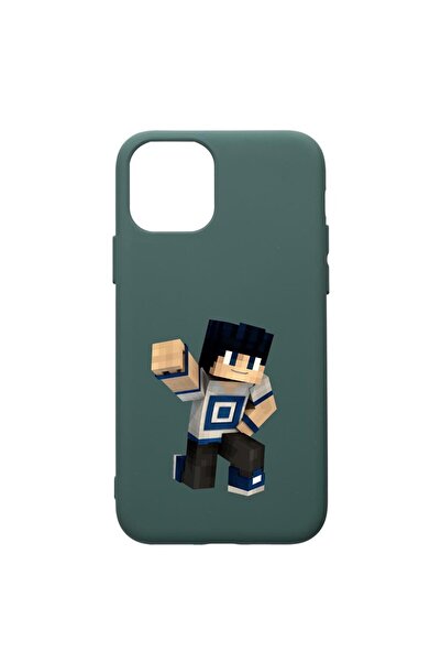 bestcase Husa Premium Silicon Compatibila Cu Apple iPhone 11 Pro Max, Minecra...