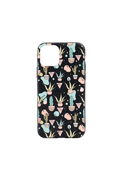 bestcase Θήκη σιλικόνης συμβατή με Apple iPhone 11 Pro, Κάκτος, ανθεκτική στη...