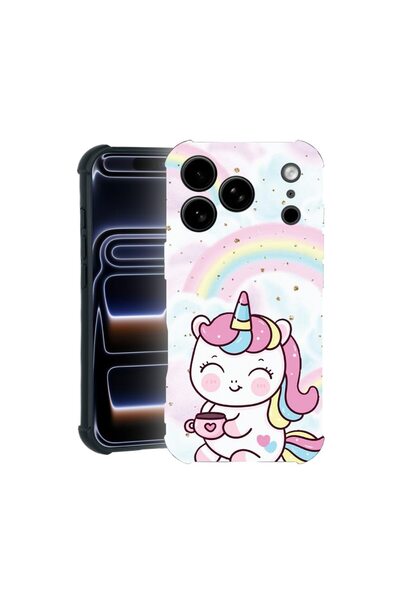 bestcase Husa TPU Pro Shock Compatibila cu Apple iPhone 17 Pro, cu Design Lit...