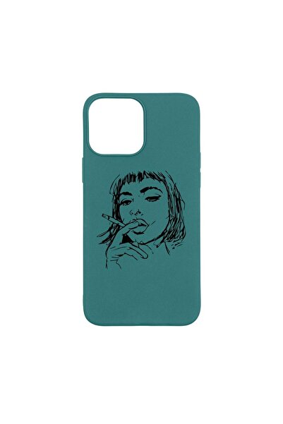bestcase Husa Silicon Compatibila Cu Apple iPhone 13 Pro Max, Woman, rezisten...