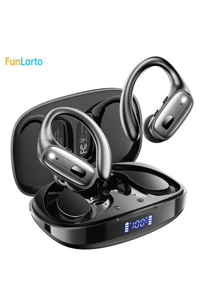 Choice black Sports Bluetooth 5.3 Headphones Wireless Earbuds Ear Buds with E...