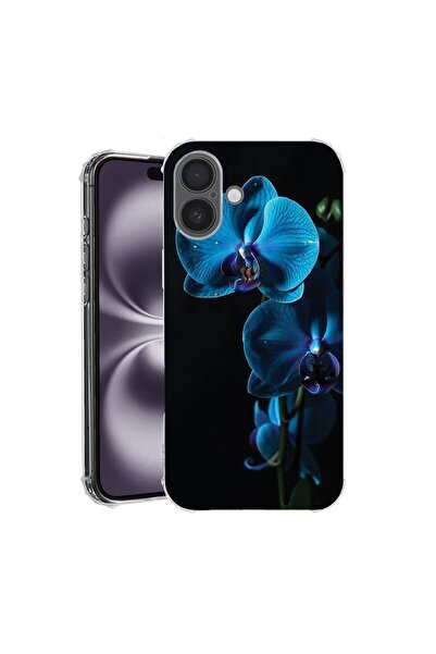 bestcase Husă pentru Apple iPhone 17 cu Design Blue Orchid, Antișoc, Colțuri ...
