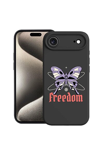 bestcase Husă pentru Apple iPhone 17 Air cu Design Freedom - Fluture, Silicon...