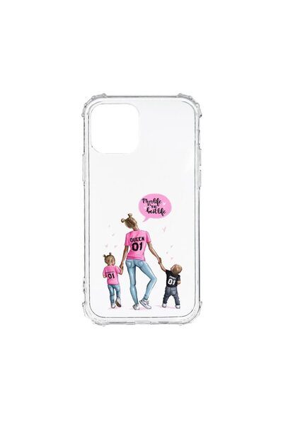 bestcase Αντικραδασμική Θήκη, Συμβατή με Apple iPhone 13 Mini, Mom Life, Σιλι...