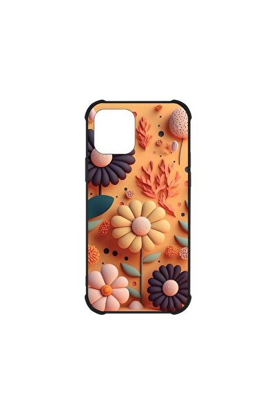 bestcase Husa MaxSafe Glassy, Compatibilă cu Apple iPhone 12, Happy Flowers, ...