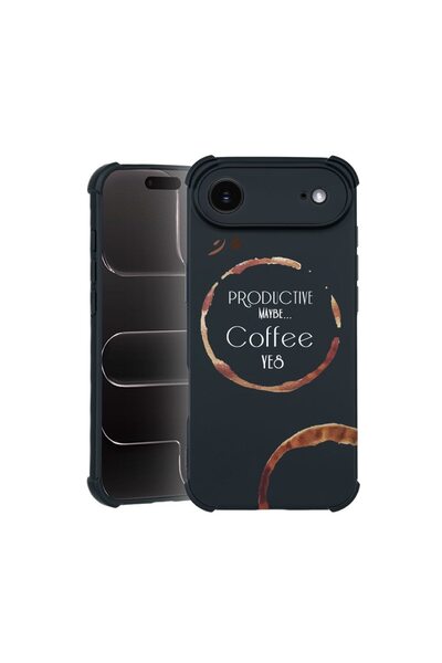 bestcase Husa TPU Pro Shock Compatibila cu Apple iPhone 17 Air, cu Design Cof...