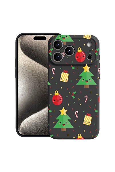 bestcase Husă pentru Apple iPhone 17 Pro Max cu design Brad de Crăciun, Silic...