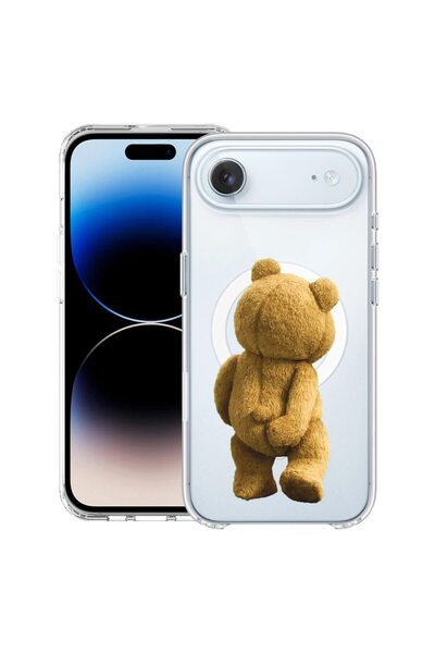 bestcase Θήκη για Apple iPhone 17 Air με Σχέδιο Teddy Bear Hidden Shot, Mag Α...
