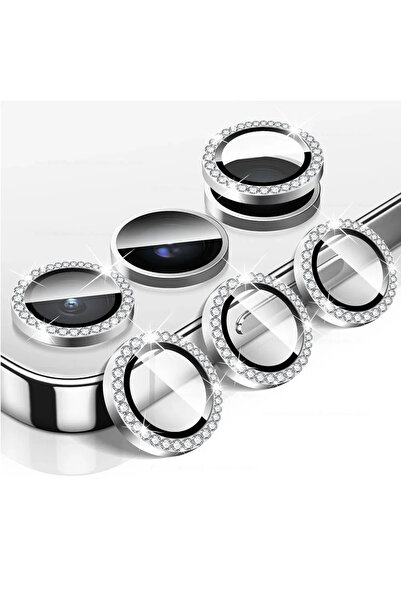 Choice36 واقي عدسة الكاميرا الماسي A55 SILVER-03 9HD لـ A55 A15 A16 S24 S25 م...
