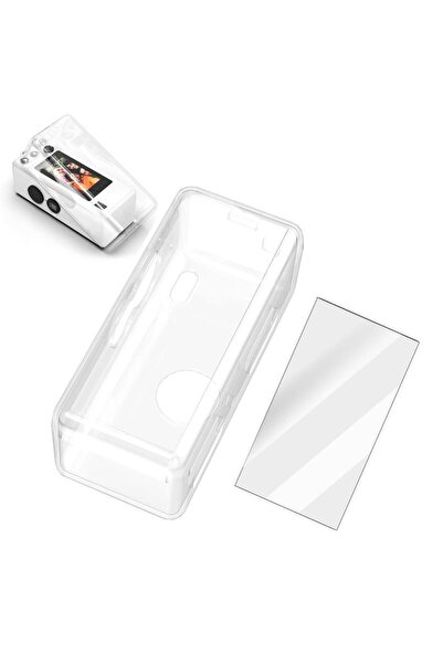 Choice1 Case and film 2 in1 Protect Kit Transprent TPU Case with Tempered Gla...