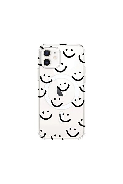 bestcase Husa MagSafe Anti Shock, Compatibila Cu Apple iPhone 12 Pro, Smiley,...