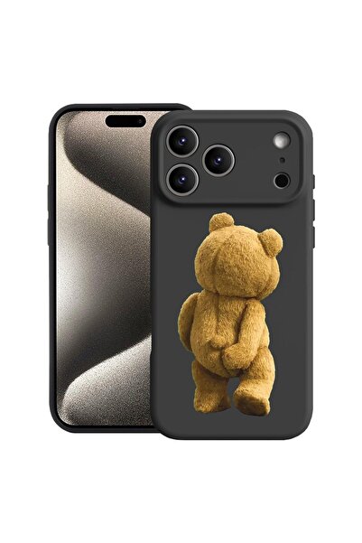 bestcase Θήκη για Apple iPhone 17 Pro Max με Σχέδιο Αρκουδάκι και Κρυφή Εικόν...