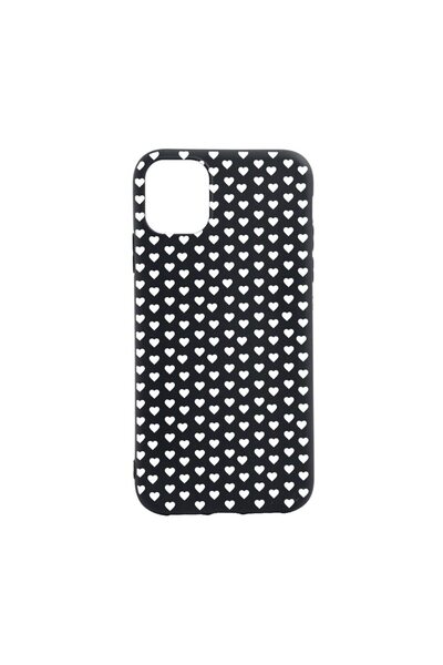 bestcase Θήκη σιλικόνης συμβατή με Apple iPhone 12 Mini, Μικρά Καρδιάκια, ανθ...