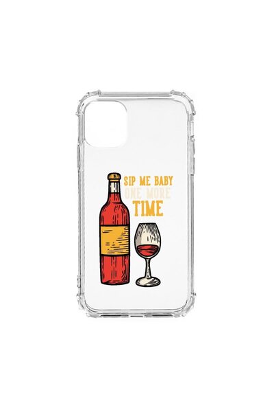 bestcase Αντικραδασμική Θήκη, Συμβατή με Apple iPhone 12 Pro, Sip Me Baby, Σι...