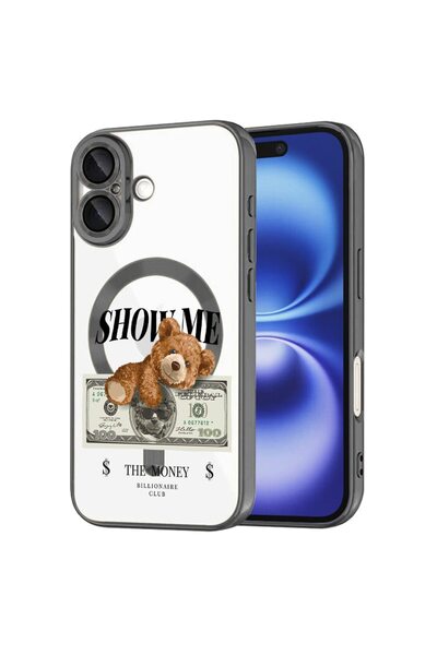 bestcase Πολυτελής Θήκη MagSafe, Συμβατή με Apple iPhone 16 Plus, Αρκουδάκι  ...