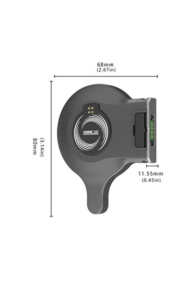 Choice black Magnetic Phone Ring Holder for DJI Osmo Mobile 7 Gimbal 360° Rot...