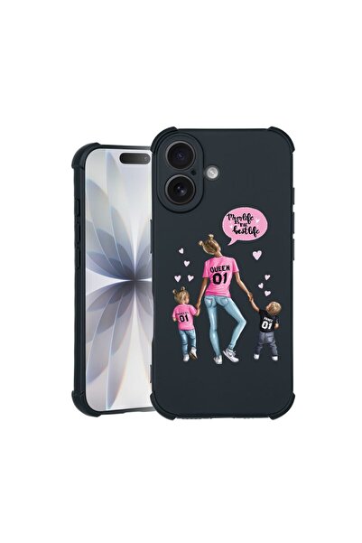 bestcase Θήκη TPU Pro Shock Συμβατή με Apple iPhone 16 Pro Max, με σχέδιο Mom...
