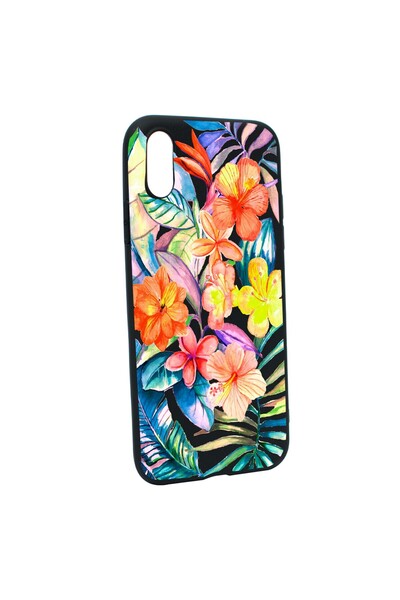 bestcase Husa de protectie Flori tropicale, pentru Apple iPhone XS Max, rezis...