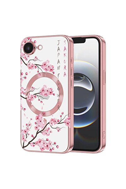 bestcase Πολυτελής Θήκη MagSafe, Συμβατή με Apple iPhone 16e, Δέντρα Ανθισμέν...