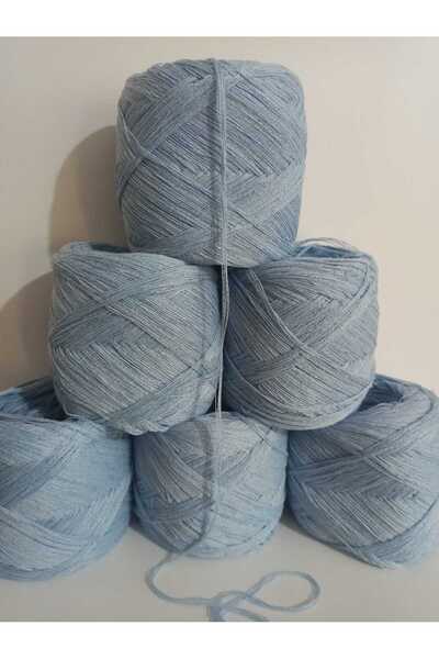 İPEK YÜN İPLİK DÜNYASI Νήμα πλεξίματος από βαμβάκι βισκόζης μερσεριζέ (Μπλε τ...
