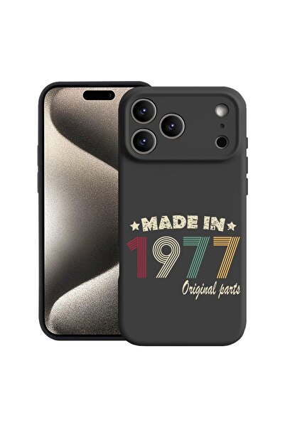 bestcase Θήκη για Apple iPhone 17 Pro Max με Σχέδιο Original Parts 1977, Σιλι...