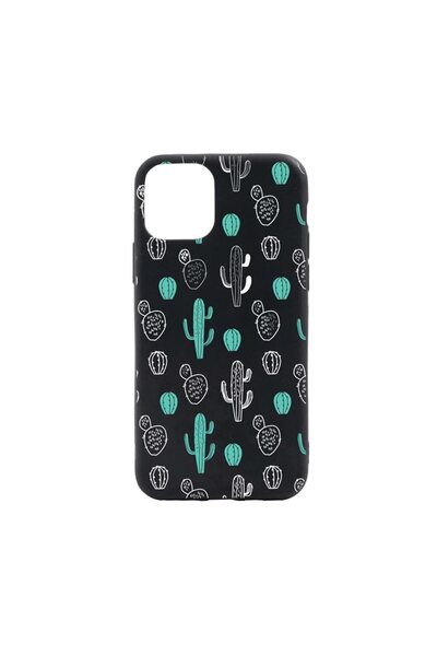 bestcase Θήκη σιλικόνης συμβατή με Apple iPhone 11 Pro, Κάκτος, ανθεκτική στη...