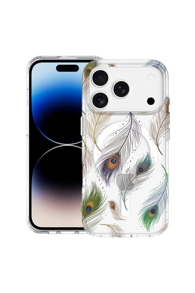bestcase Θήκη για Apple iPhone 17 Pro με σχέδιο λουλουδιών, MagSafe Αντικραδα...
