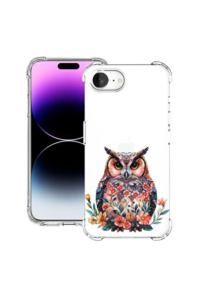 bestcase Husa pentru Apple iPhone 16e, Anti Shock 1.5MM, OWL, Protectie camer...