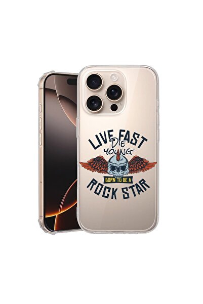 bestcase Husa pentru Apple iPhone 16 Pro Max, Anti Shock 1.5MM, Rock Star, Re...
