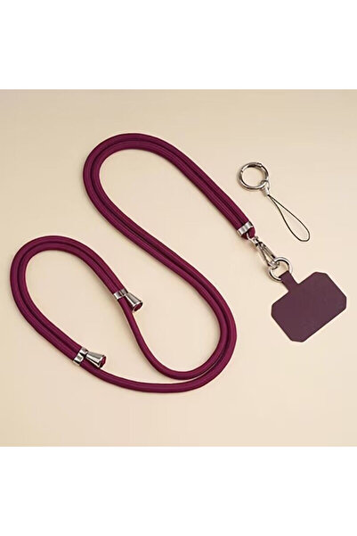 Choice3 Other Wine red Crossbody Lanyard Necklace Strap Universal Mobile Phon...