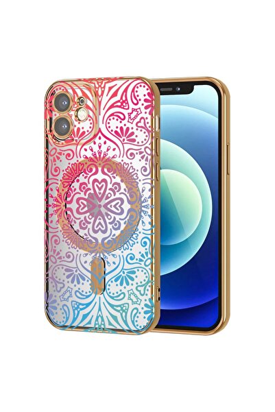 bestcase Πολυτελής Θήκη MagSafe, Συμβατή με Apple iPhone 12, Αφηρημένο Σχέδιο...