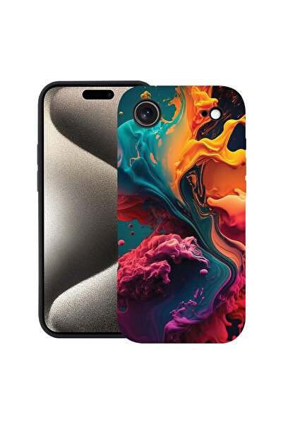 bestcase Husă pentru Apple iPhone 17 Air cu Design Liquid Colors, Silicon Pre...