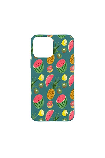 bestcase Husa Silicon Compatibila Cu Apple iPhone 13 Pro Max, Ananas, reziste...