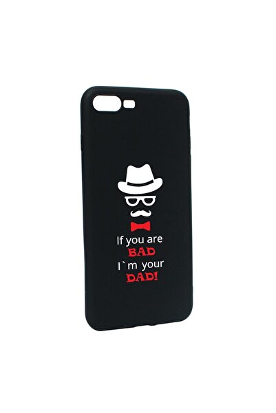 bestcase Θήκη σιλικόνης συμβατή με Apple iPhone 7 Plus / 8 Plus, Bad Dad, ανθ...