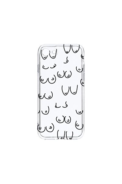 bestcase Διαφανής Θήκη Σιλικόνης 2MM, Συμβατή με Apple iPhone SE 2, Σχέδιο με...