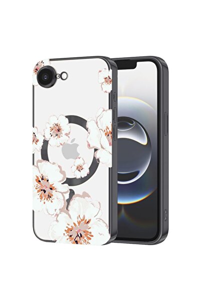 bestcase Πολυτελής Θήκη MagSafe, Συμβατή με Apple iPhone 16e, Παστέλ Λουλούδι...