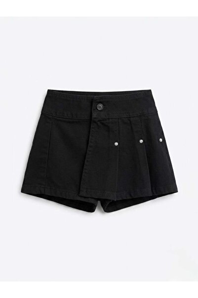 connemara Κοριτσίστικη Σορτσίδα Φούστα Μαύρη Βασικό Σχέδιο Άνετη Εφαρμογή Καθ...