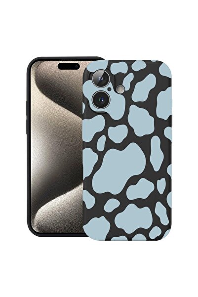 bestcase Husă pentru Apple iPhone 17 cu Design Blue Cow, Silicon Premium, Mic...