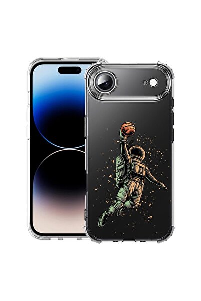 bestcase Θήκη για Apple iPhone 17 Air με Σχέδιο Αστροναύτη Μπάσκετ, Αντικραδα...