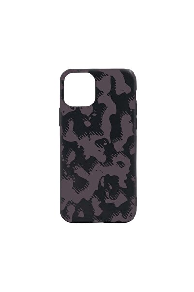 bestcase Θήκη σιλικόνης συμβατή με Apple iPhone 13 Mini, Γκρι Καμουφλάζ, με υ...