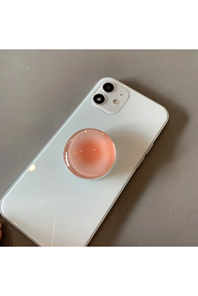 Choice3 Orange Korea Style Popular Crystal Finger Stands Socket Phone Univers...