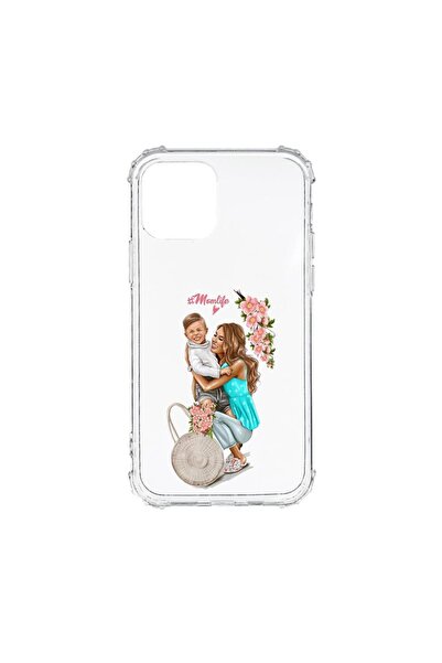 bestcase Αντικραδασμική Θήκη, Συμβατή με Apple iPhone 13 Mini, Mom Life, Σιλι...