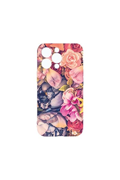 bestcase Husa Clear Silicon 2MM, Συμβατή με Apple iPhone 14 Pro, Φλοράλ, Αντι...