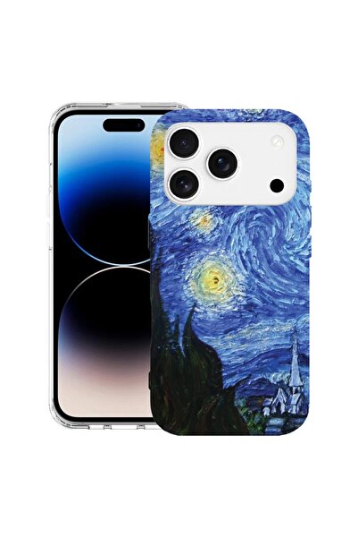 bestcase Husa pentru Apple iPhone 17 Pro cu Design Van Gogh - Starry Night, M...